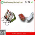 2014 New Leather USB Stick with Key Chain for Hi-Speed Samsung Chip Real Capacity